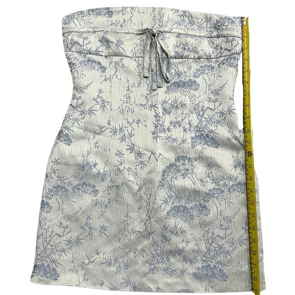 EUC Lioness Blue and White Strapless Mini Dress Size Medium - Picture 11 of 16
